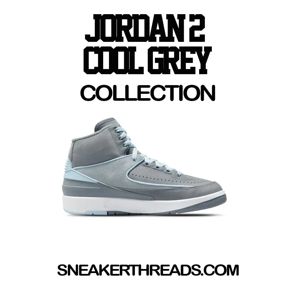 Retro 2 Cool Grey Shirt - Clean Pair - Heather Grey