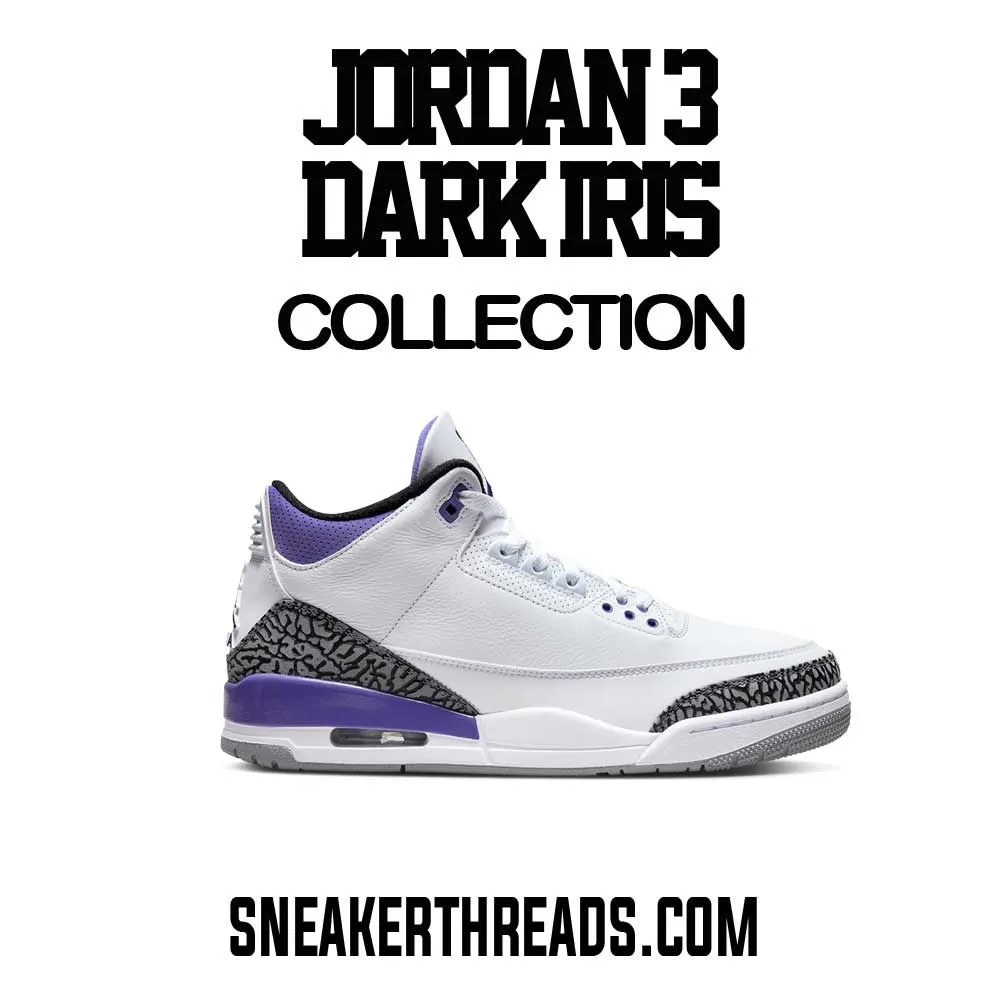 Retro 3 Dark Iris Shirt - Box Of Sneakers - White