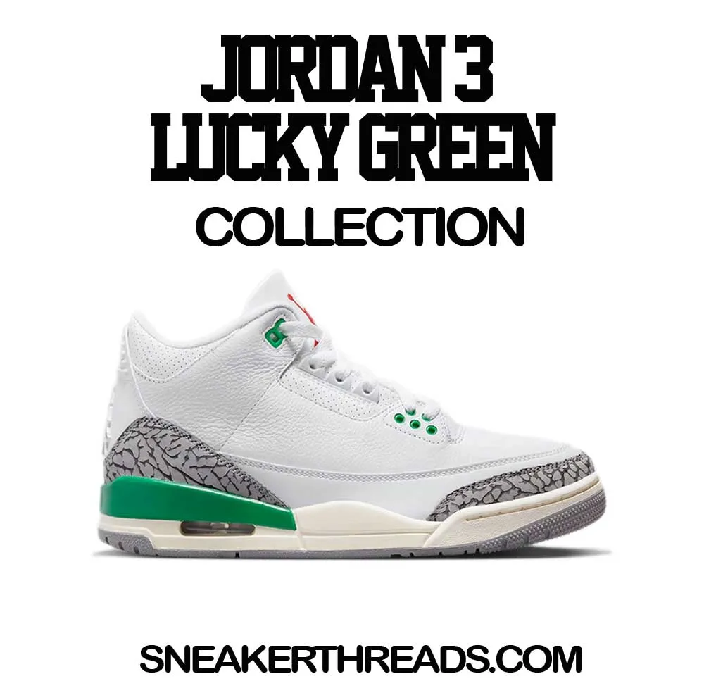 Retro 3 Lucky Green Creme Shirt