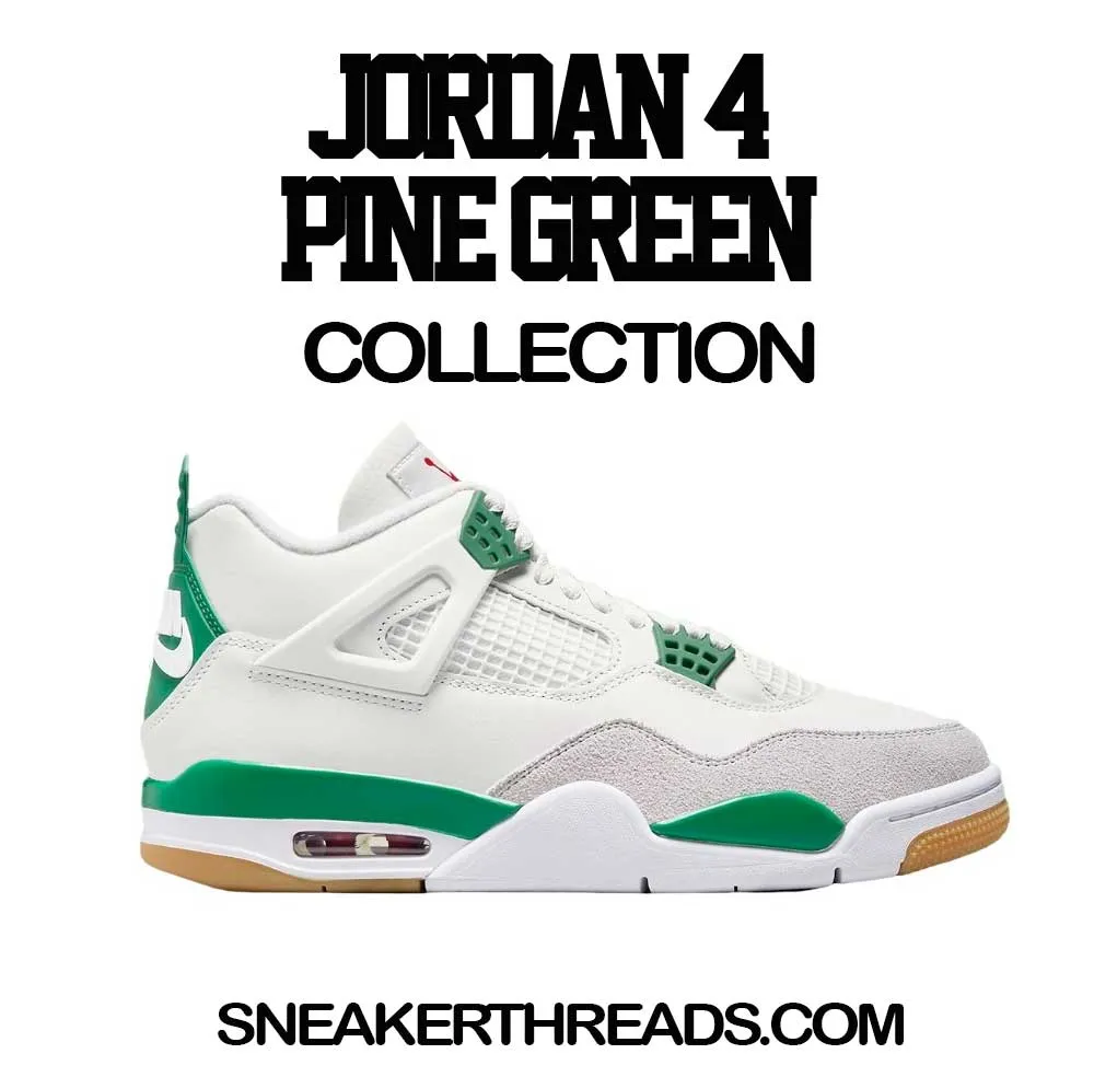 Retro 4 SB Pine Green Clean Pair Shirt