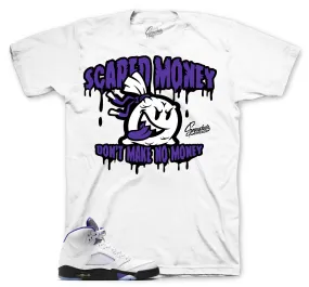 Retro 5 Concord Shirt - Scared Money - White