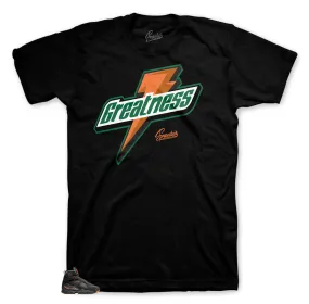 Retro 8 Air Raid Shirt - Greatness - Black