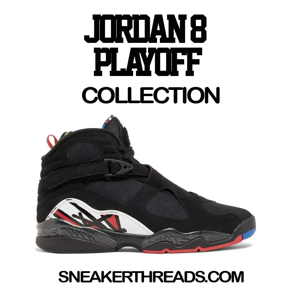 Retro 8 Playoffs Shirt - Nineties - Black