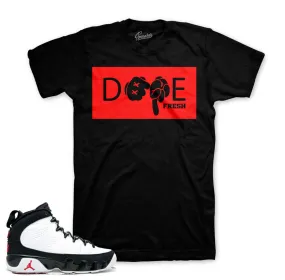 Retro 9 OG Shirt - Hands - Black