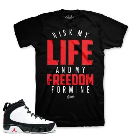 Retro 9 OG Shirt - My Life - Black