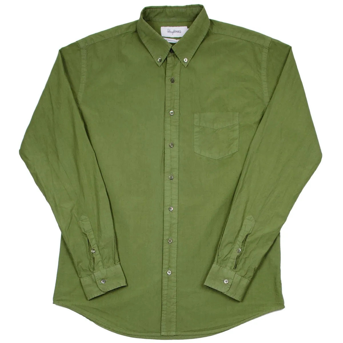 Schnayderman's - Leisure Shirt Poplin One - Military Green