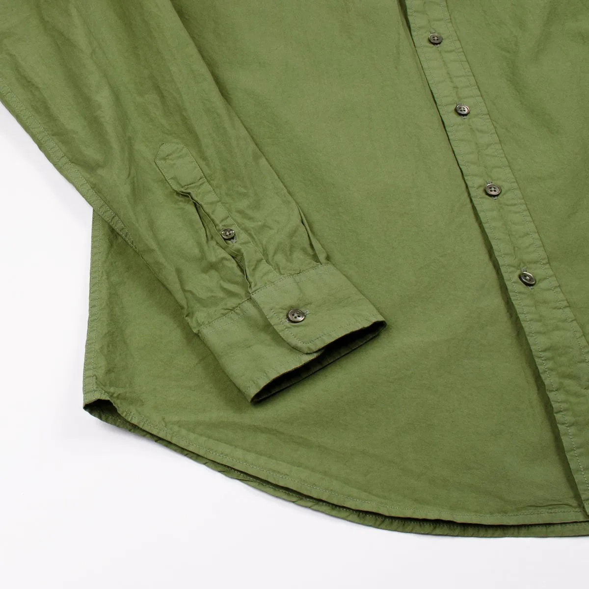 Schnayderman's - Leisure Shirt Poplin One - Military Green