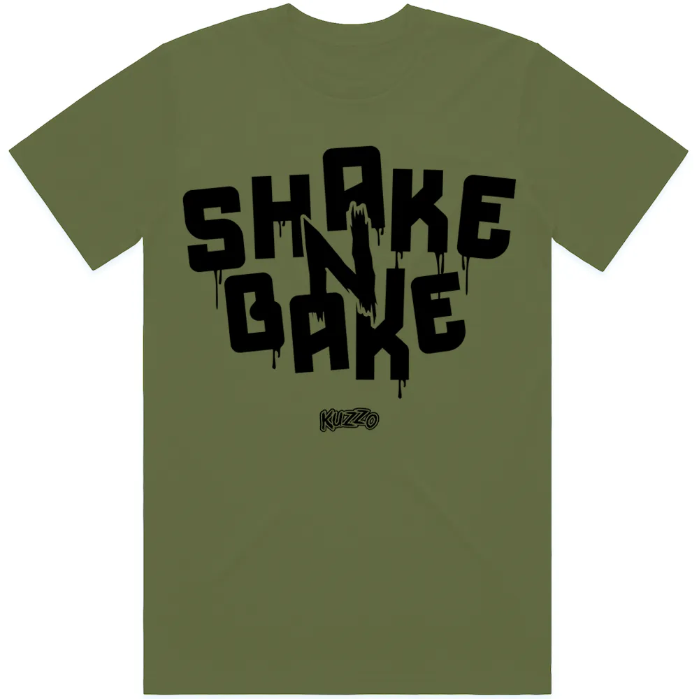 SHAKE N BAKE : Sneaker Shirt to Match : Olive