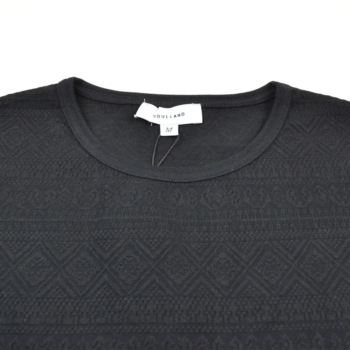 Soulland - Brillo Jacquard T-shirt - Black