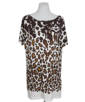 Stella McCartney Brown & White Cotton Top sz 8