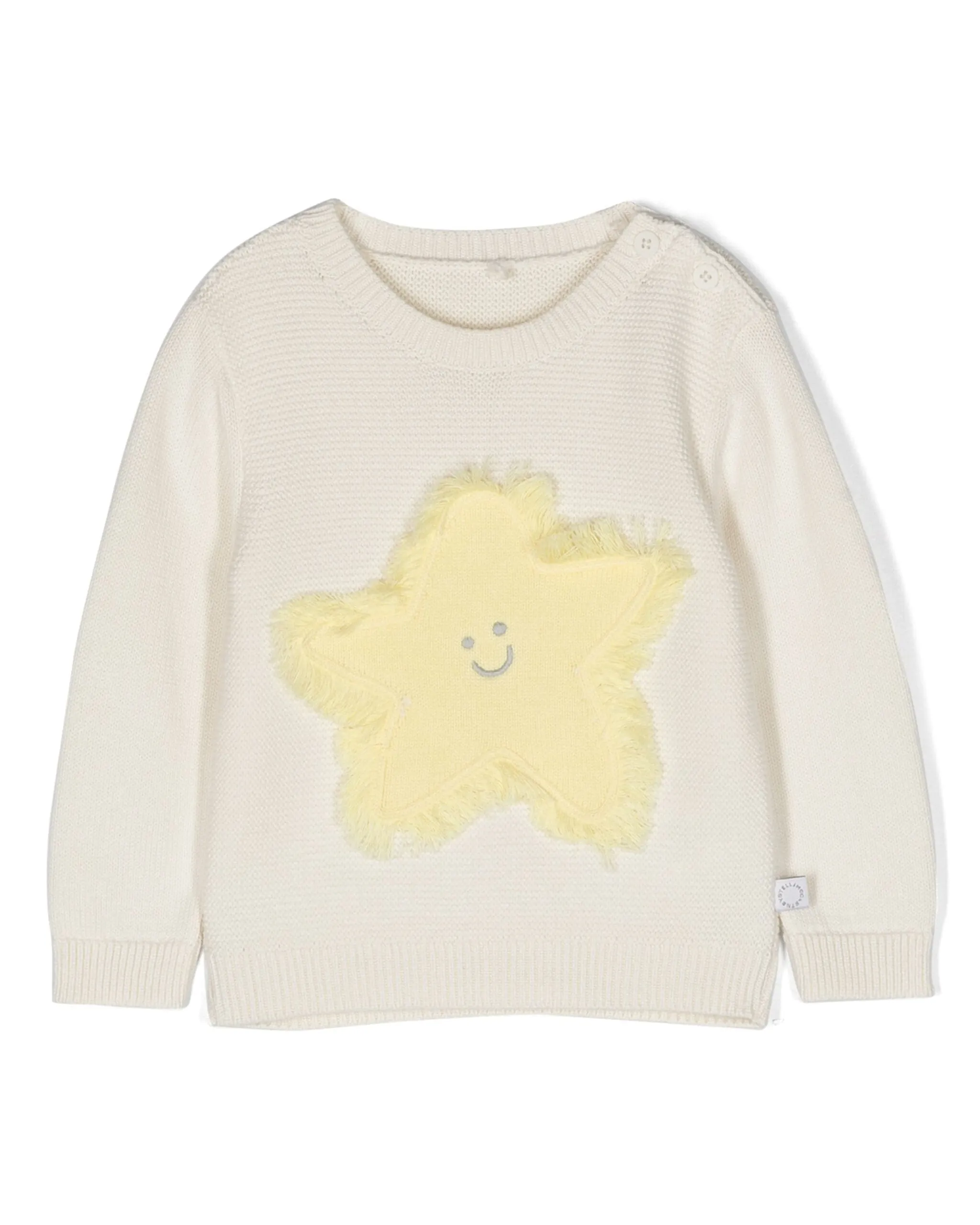 STELLA MCCARTNEY KIDS Baby Organic Cotton Star Intarsia Sweater