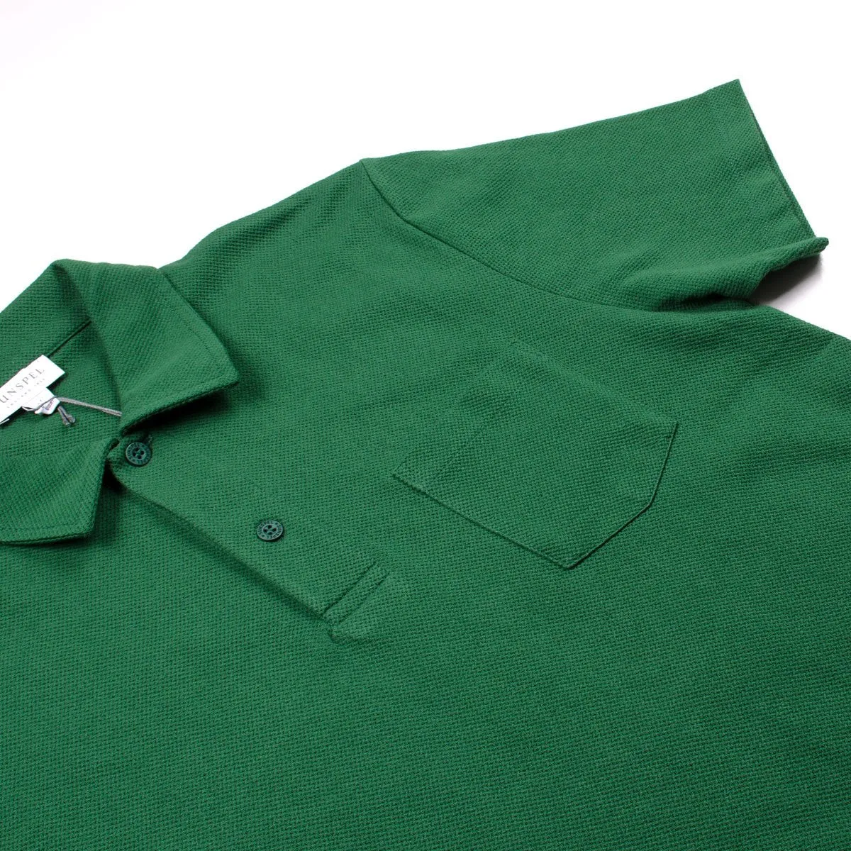 Sunspel - Short Sleeve Riviera Polo - Kale