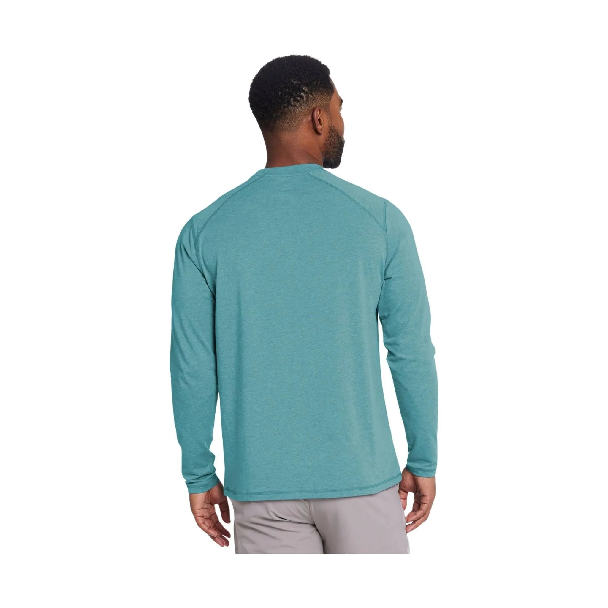 Tasc Men's Carrollton Heather Long Sleeve Shirt - Mountain Green Heather