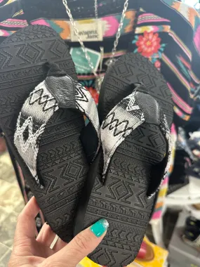 The At The Arena Aztec Flip Flop Sandal