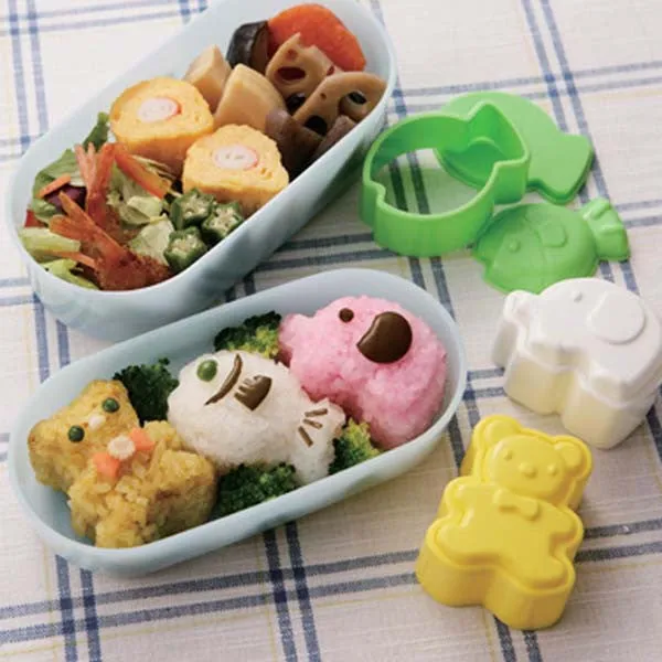 Trio Animal Rice Mould Set