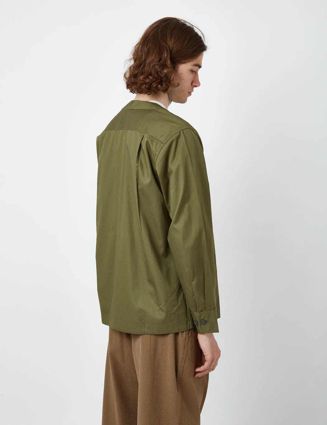 Universal Works Parachute Shirt (Relaxed) - Olive Green