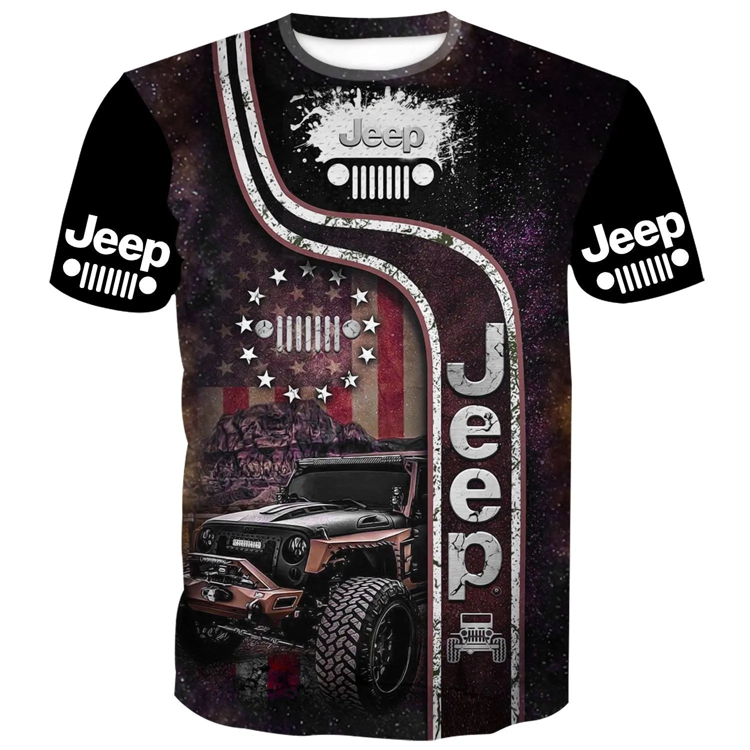 US Galaxy Jeep - T-Shirt