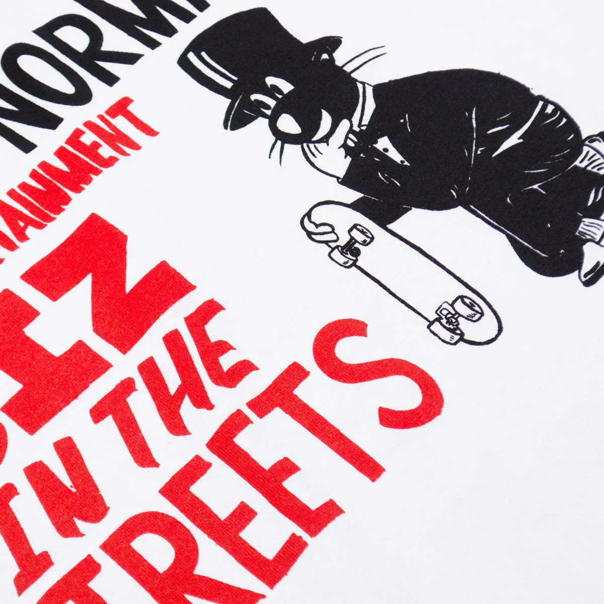 Virgil Normal - Biz in the Streets T-shirt - White