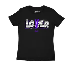 Womens Court Purple 13 Shirt - Lover - Black