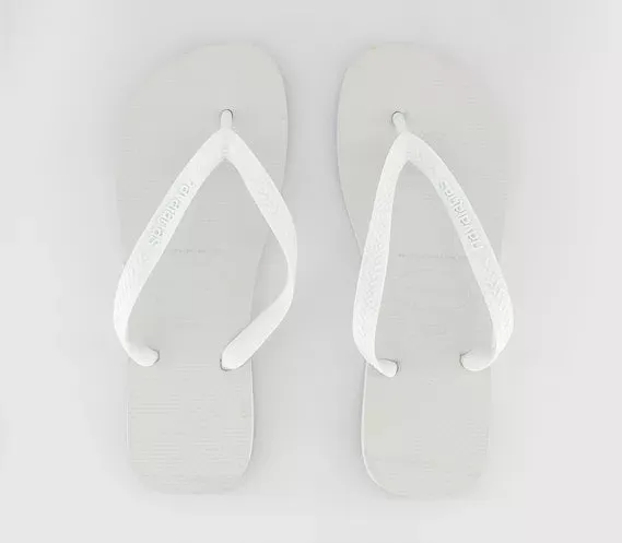 Womens Havaianas Top Flip Flop White